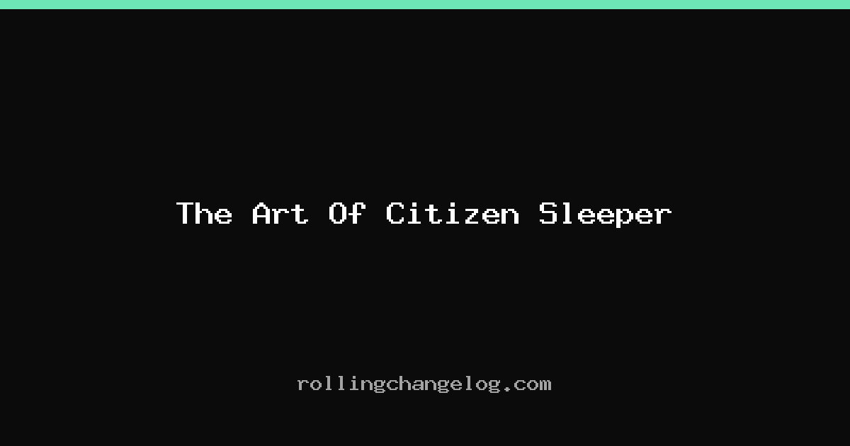 The Art Of Citizen Sleeper cover