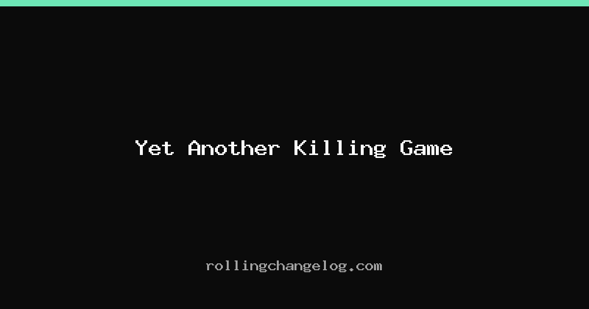 Yet Another Killing Game cover