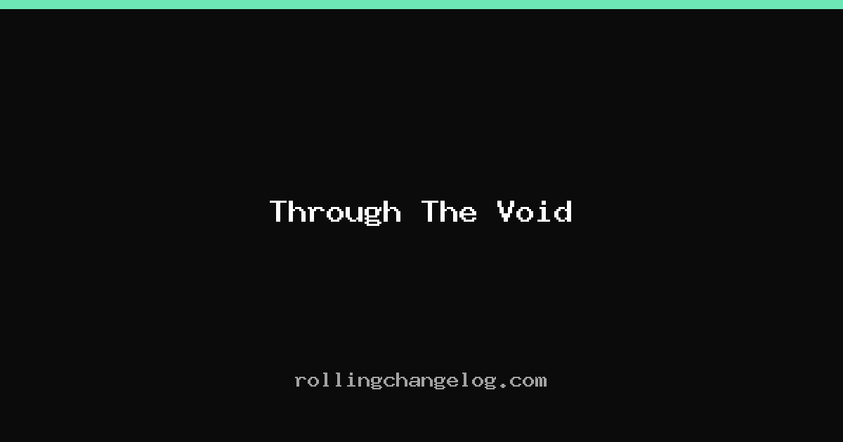 Through The Void cover