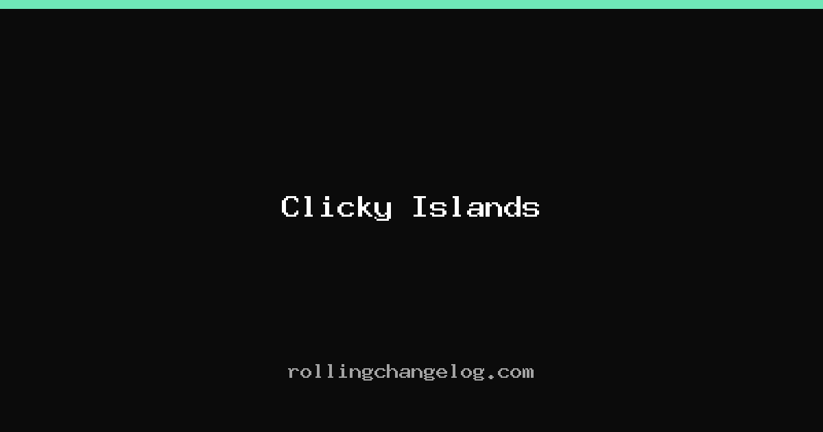 Clicky Islands cover