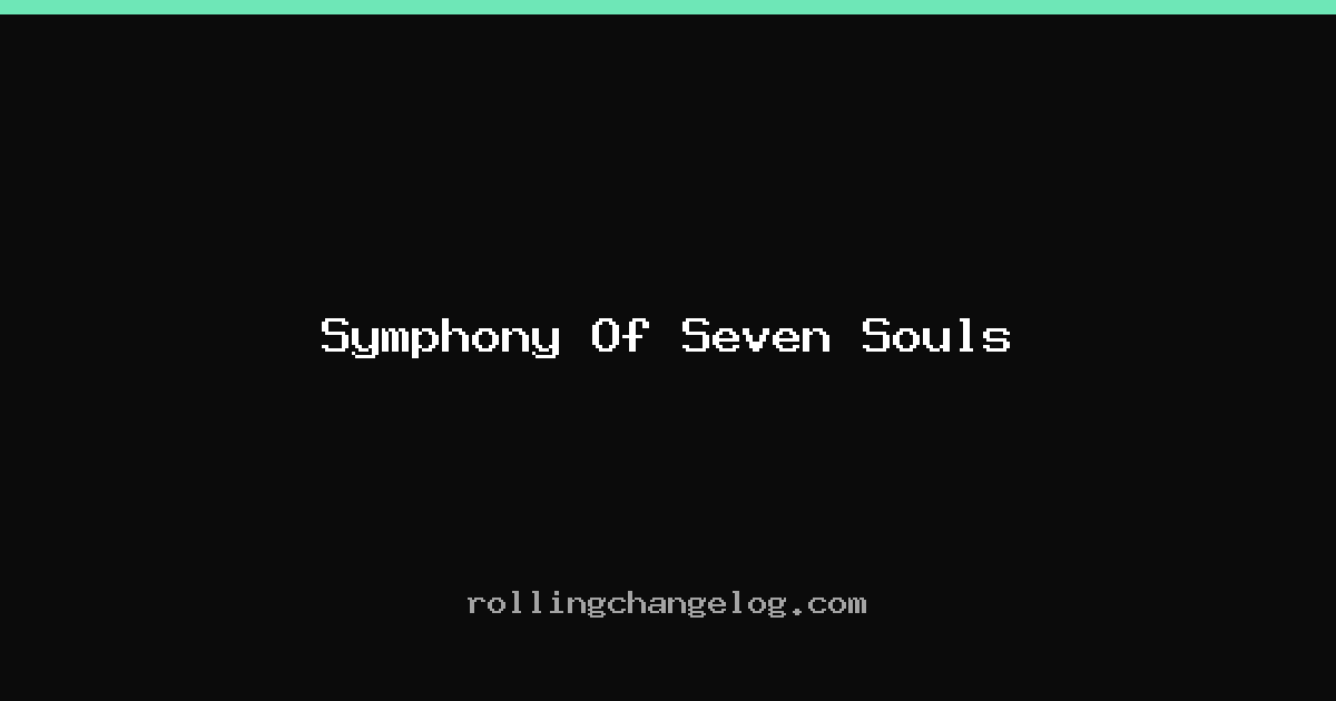 Symphony Of Seven Souls cover