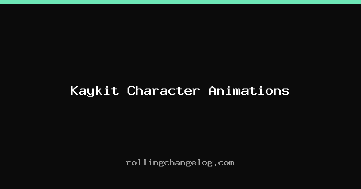 Kaykit Character Animations cover