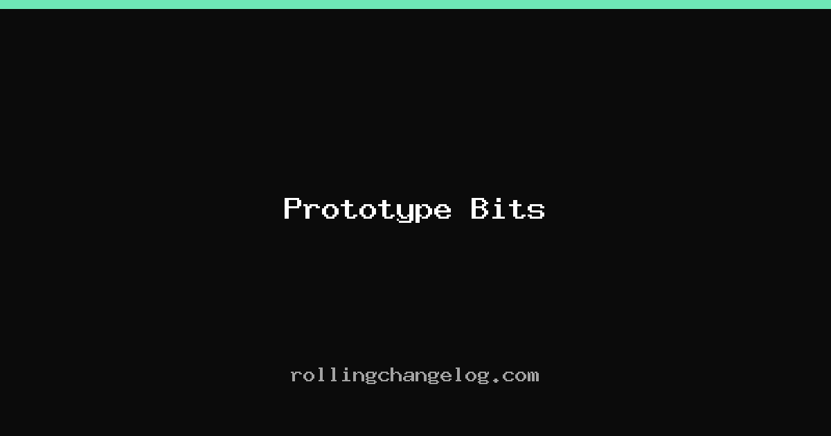 Prototype Bits cover