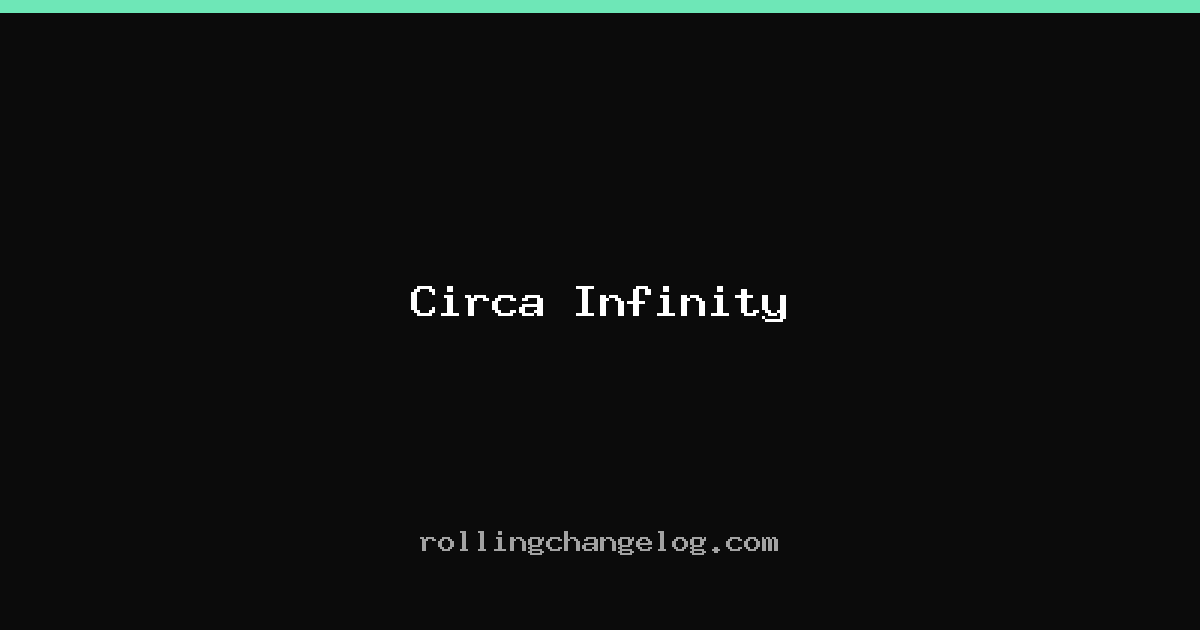 Circa Infinity cover