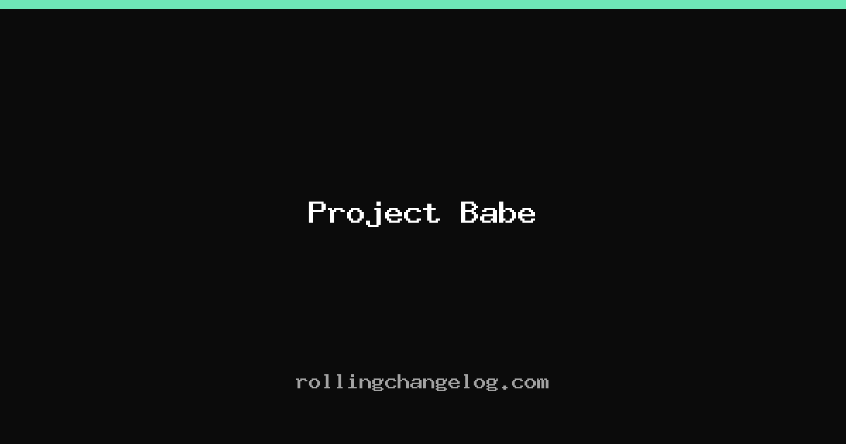 Project Babe cover