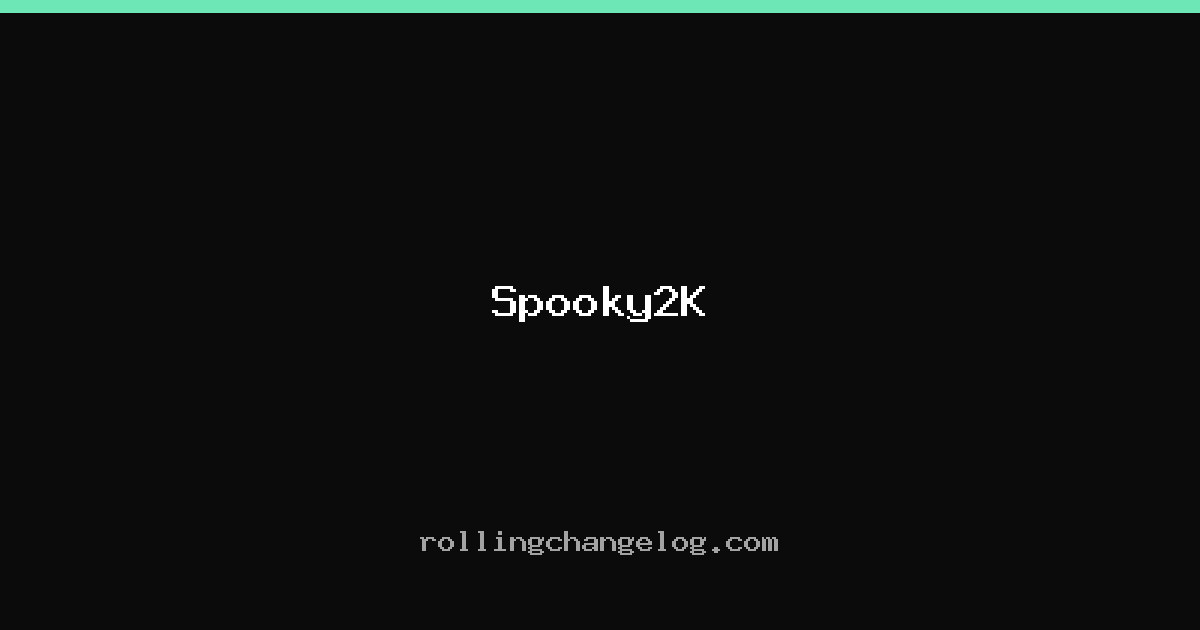 Spooky2K cover
