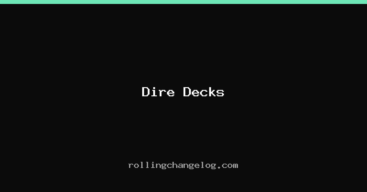 Dire Decks cover