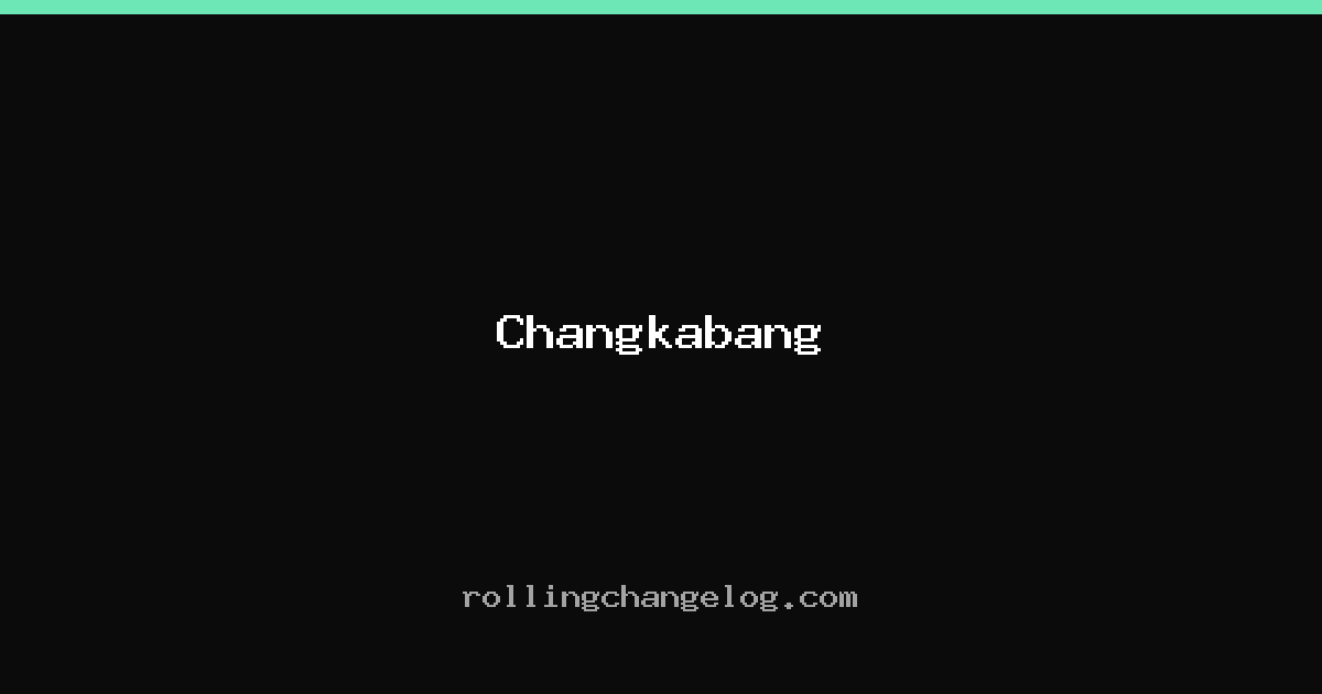 Changkabang cover