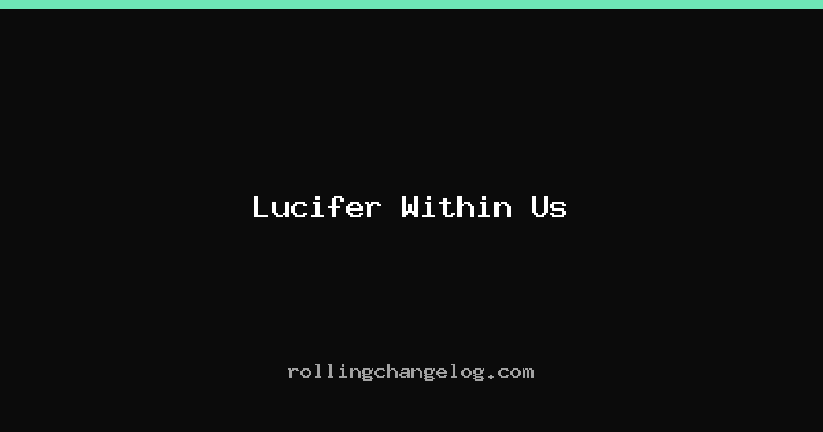 Lucifer Within Us cover