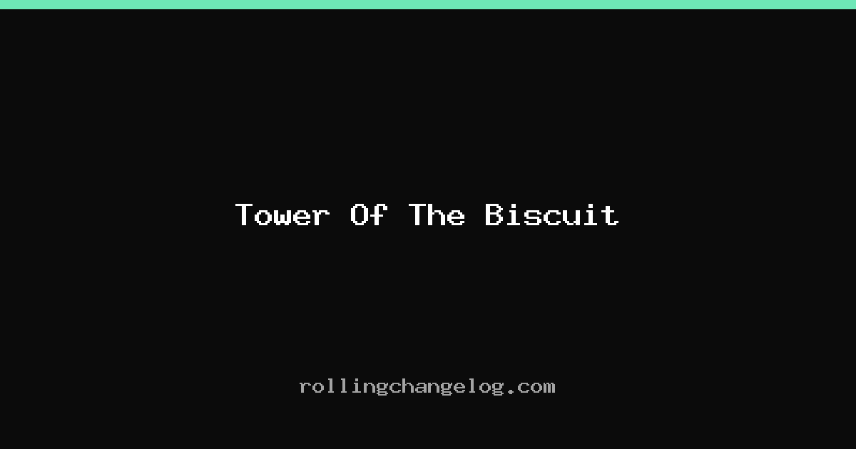 Tower Of The Biscuit cover