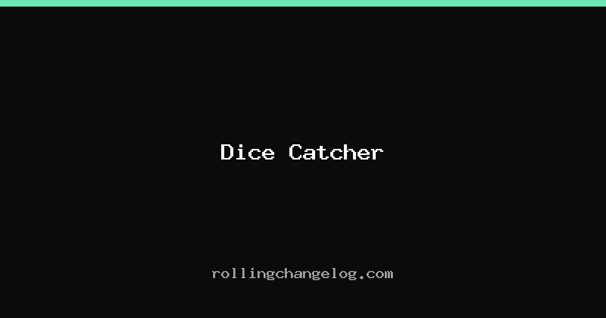 Dice Catcher cover