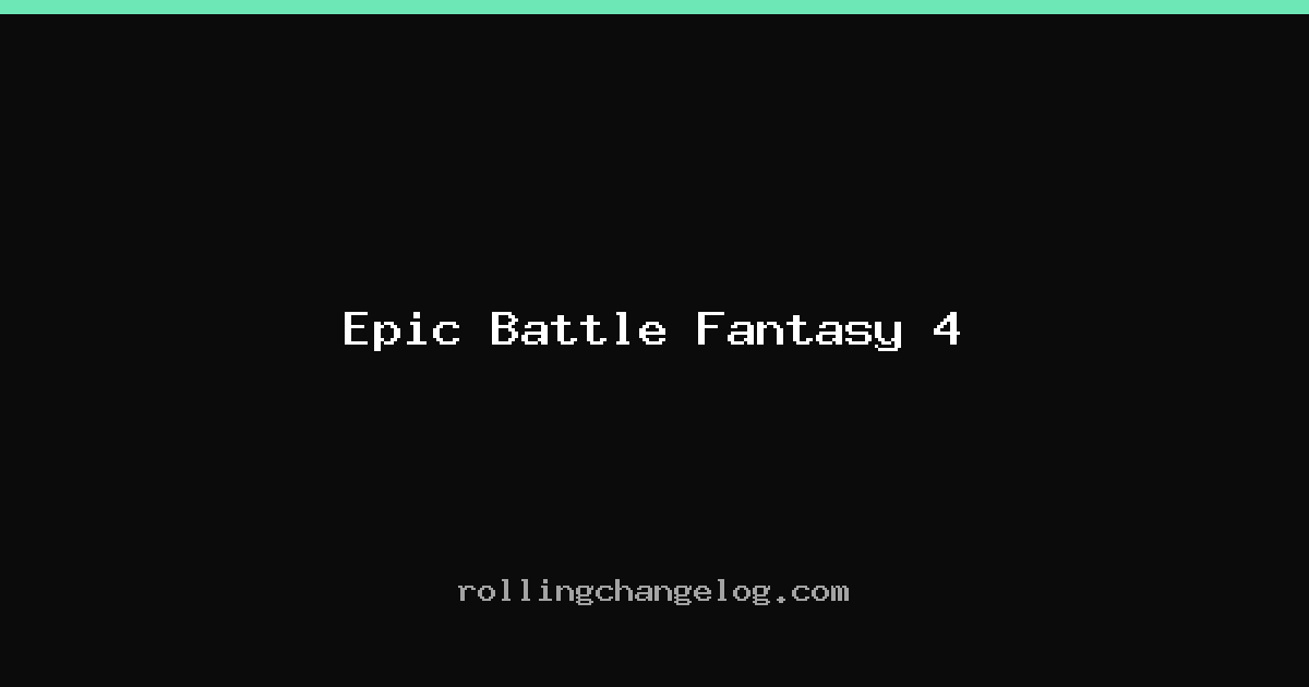 Epic Battle Fantasy 4 cover