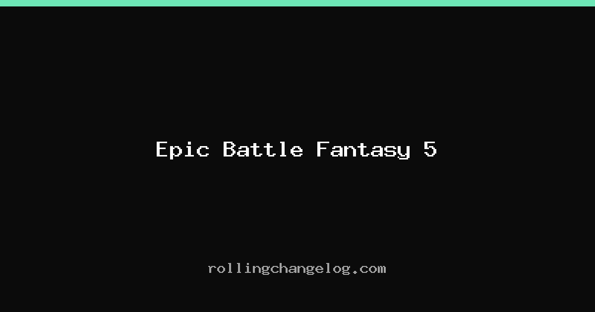 Epic Battle Fantasy 5 cover