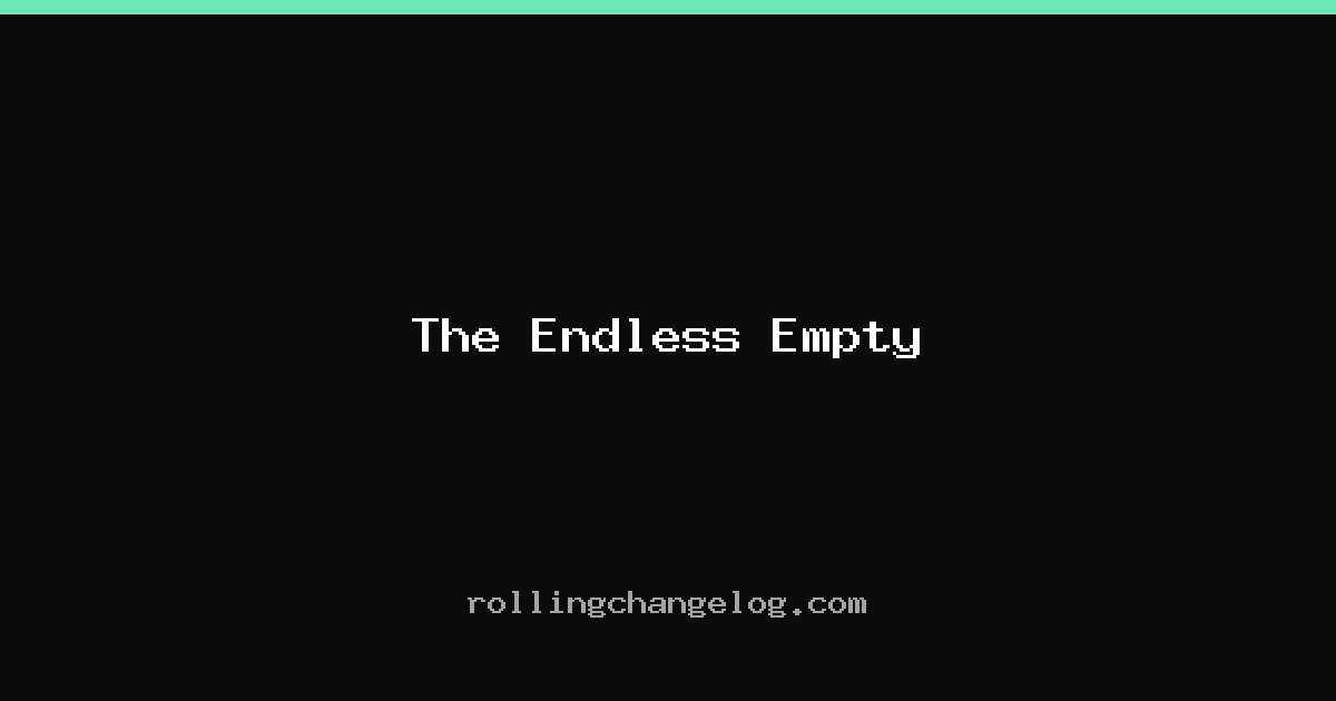 The Endless Empty cover