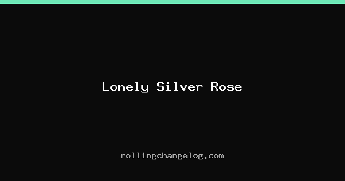 Lonely Silver Rose cover