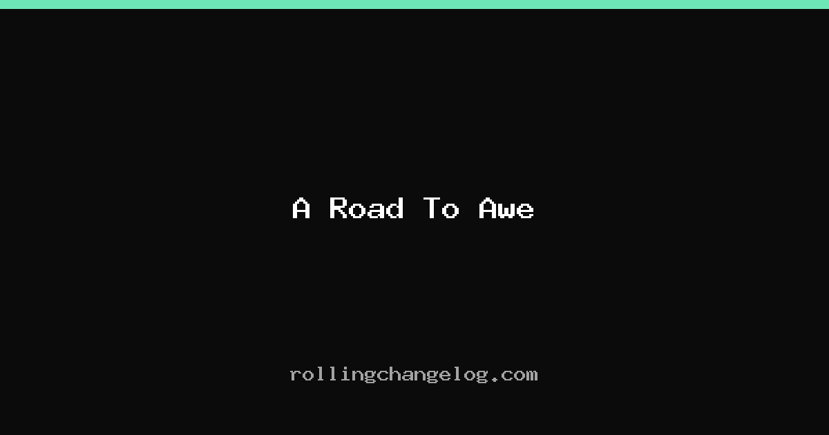 A Road To Awe cover