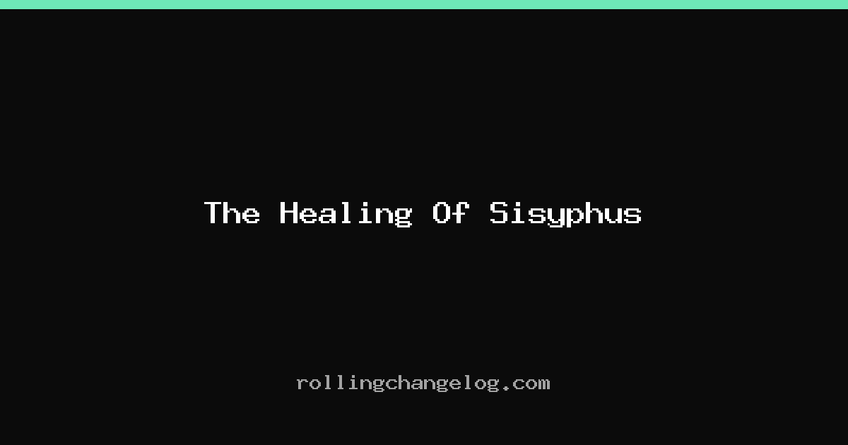 The Healing Of Sisyphus cover