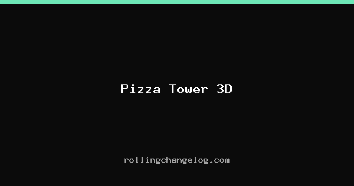 Pizza Tower 3D cover
