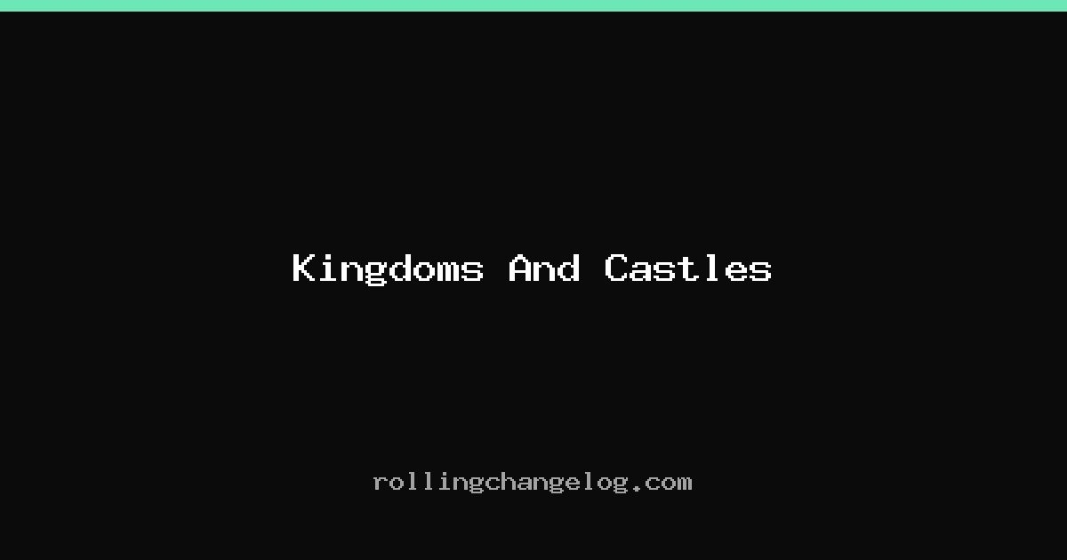Kingdoms And Castles cover