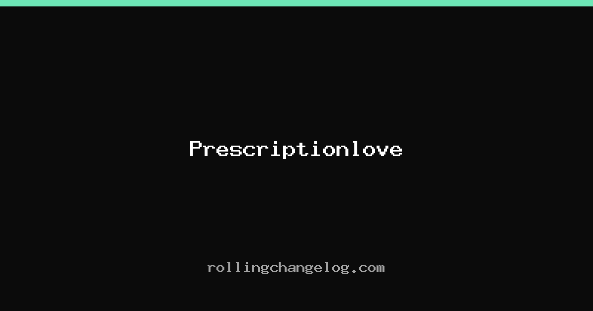 Prescriptionlove cover
