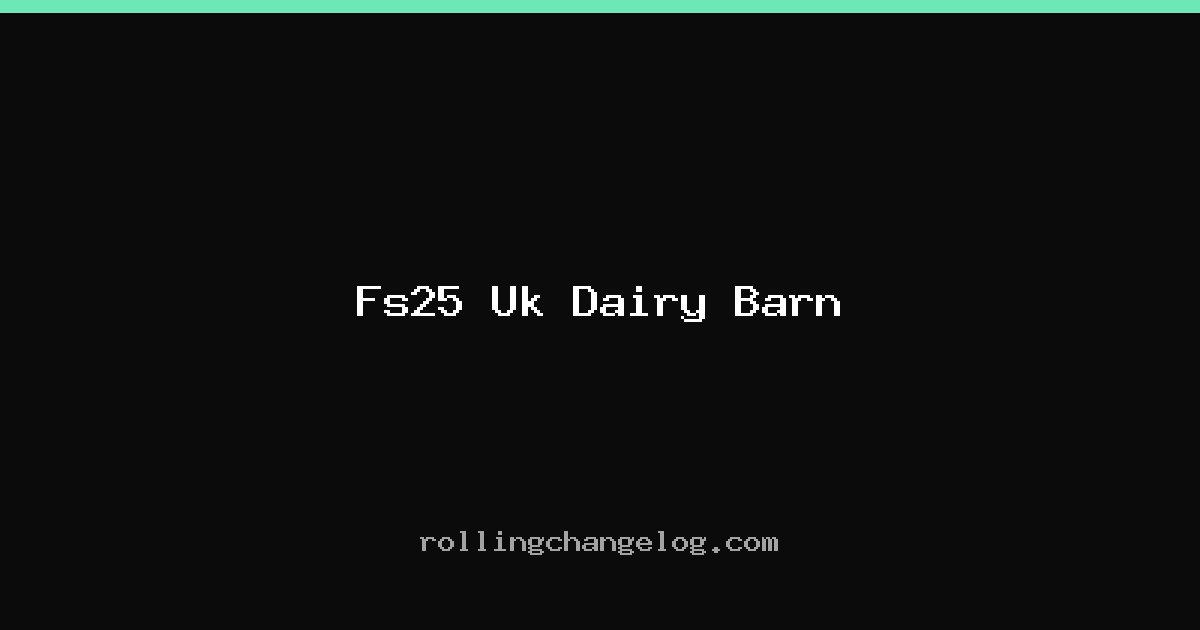 Fs25 Uk Dairy Barn cover