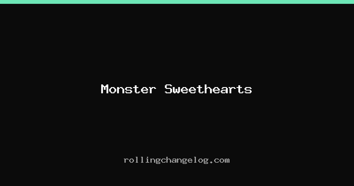 Monster Sweethearts cover