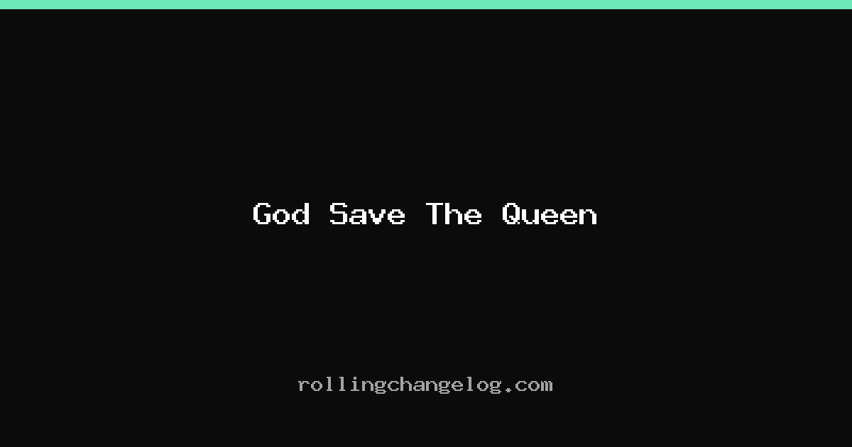 God Save The Queen cover