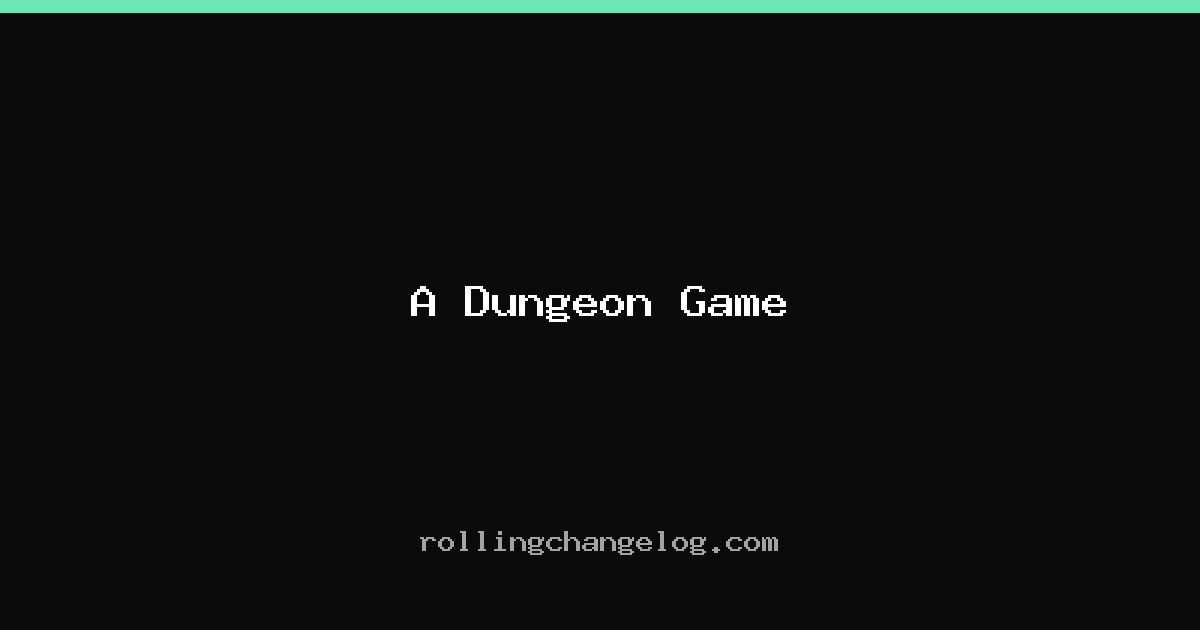 A Dungeon Game cover