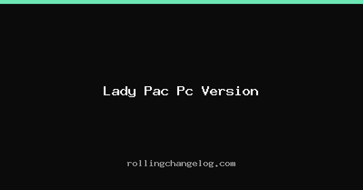 Lady Pac Pc Version cover