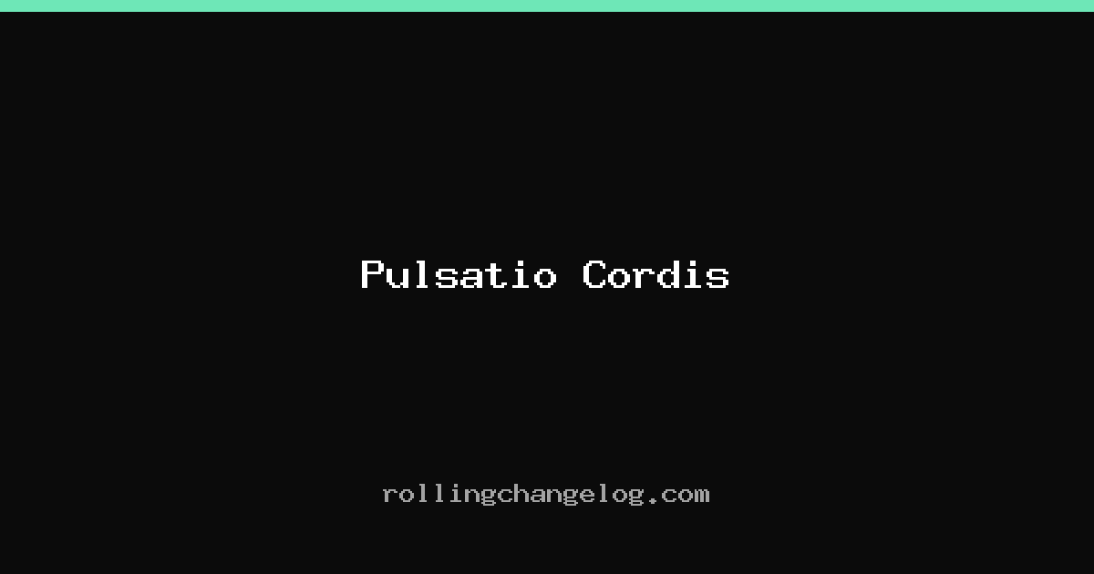 Pulsatio Cordis cover