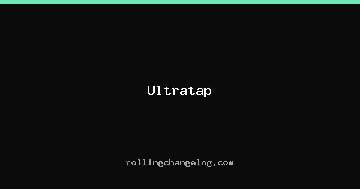 Ultratap cover