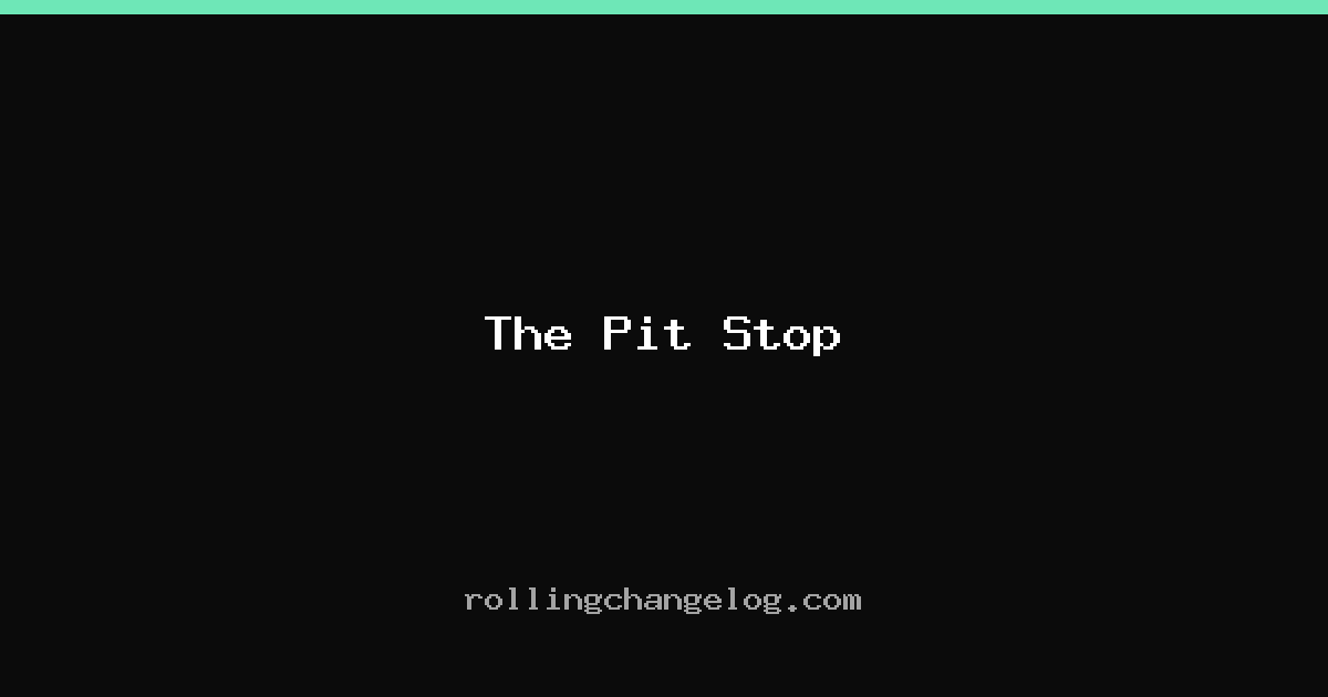 The Pit Stop cover