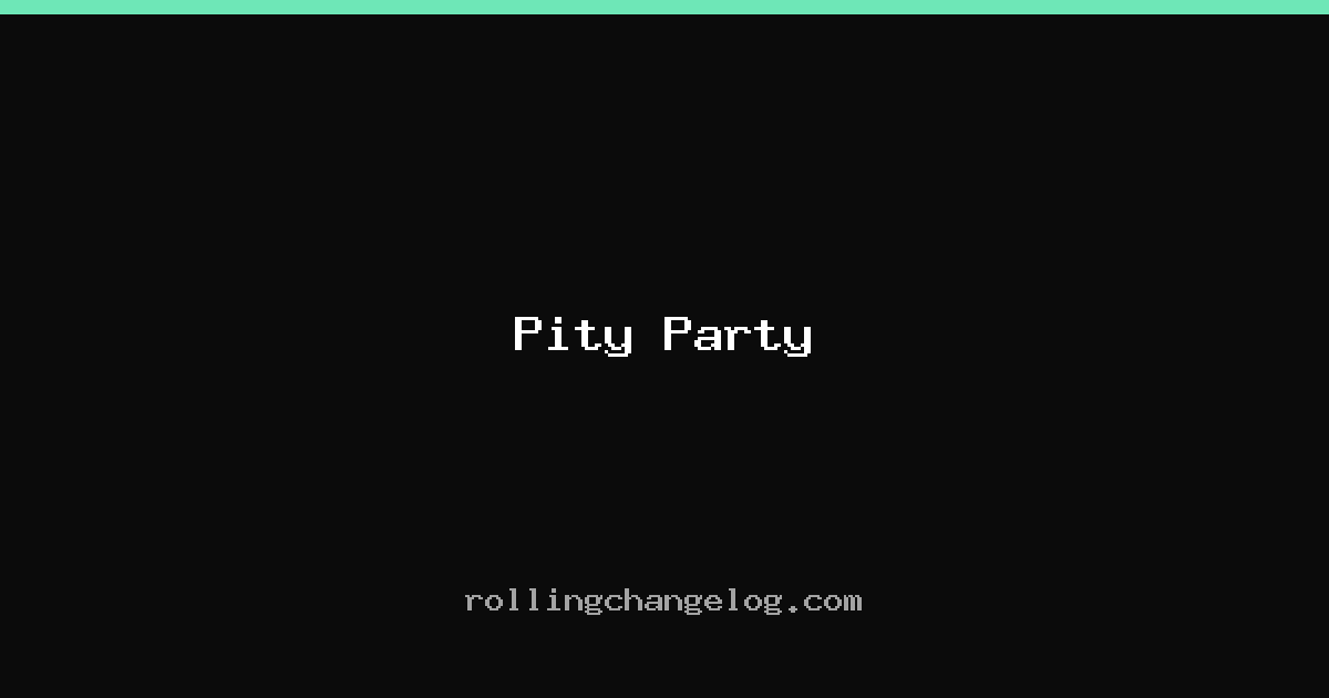 Pity Party cover