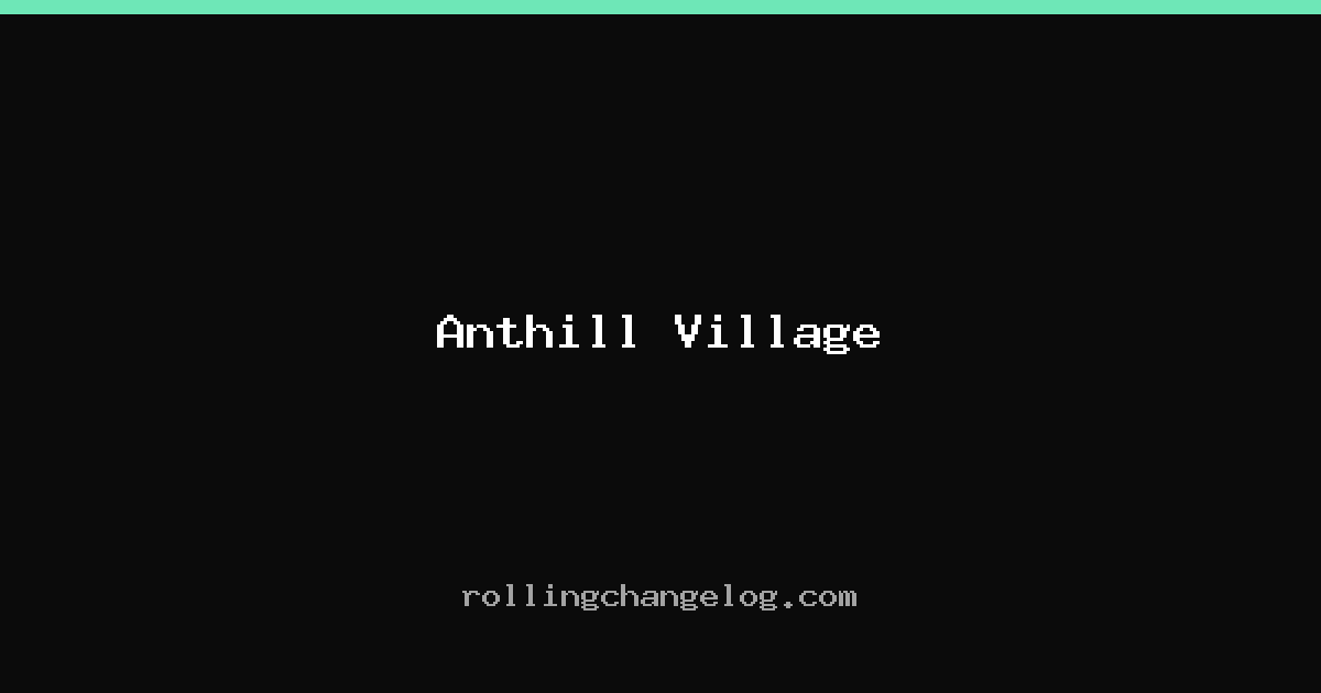 Anthill Village cover