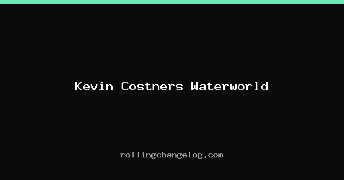 Kevin Costners Waterworld cover