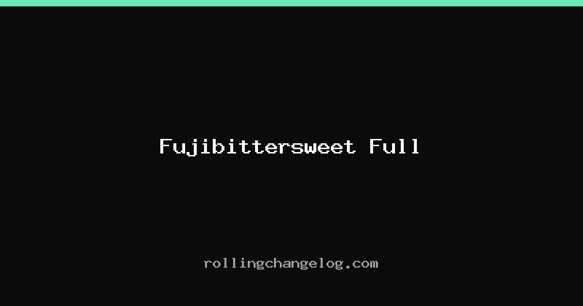 Fujibittersweet Full cover