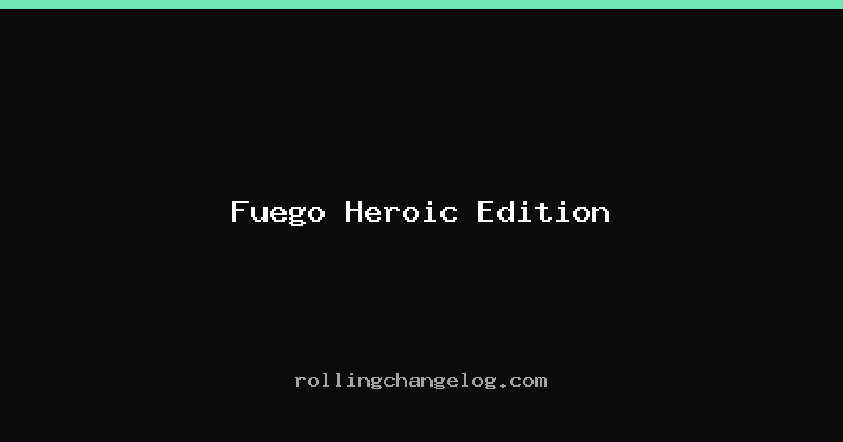 Fuego Heroic Edition cover