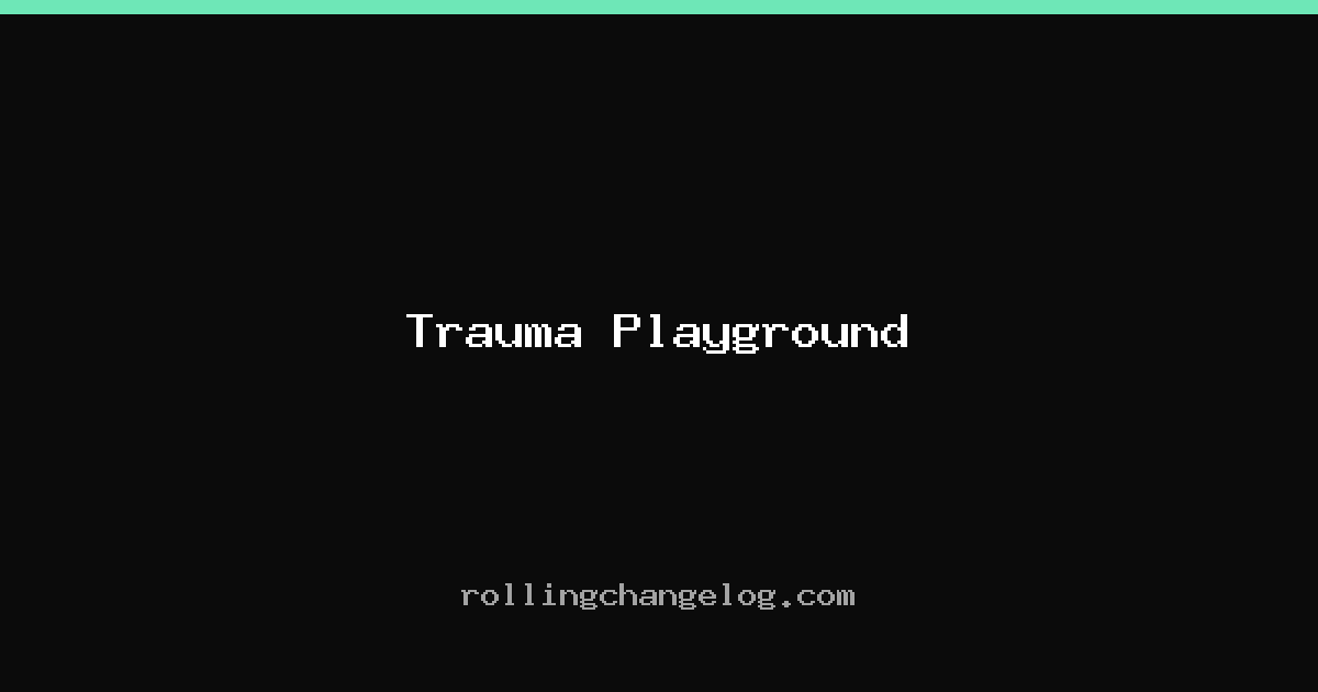 Trauma Playground cover