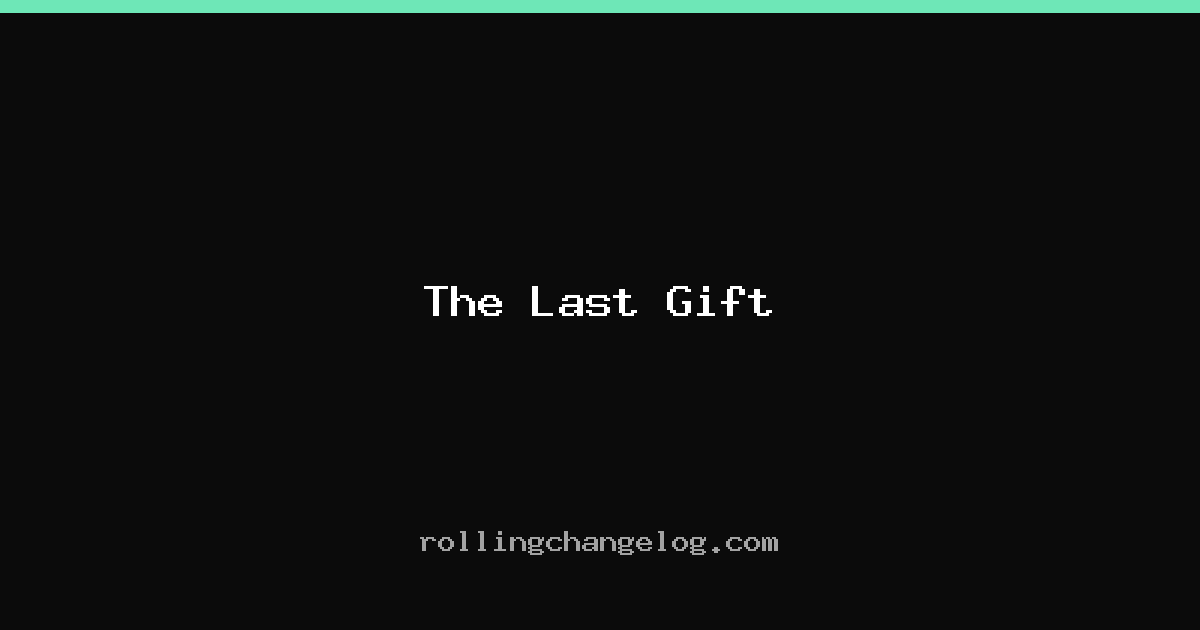 The Last Gift cover