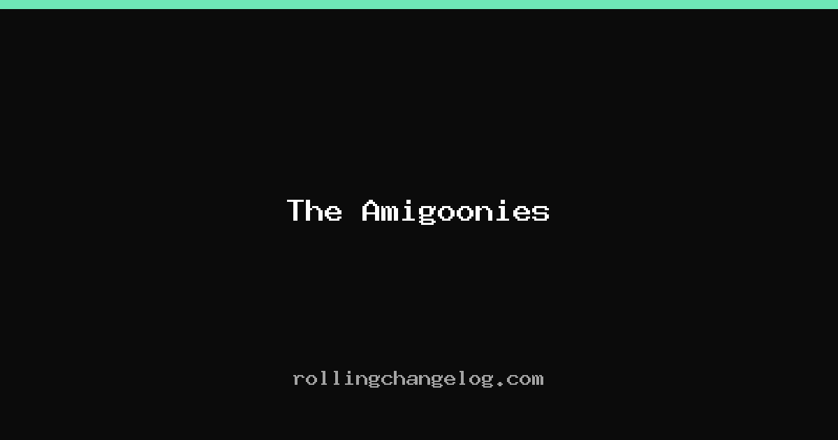The Amigoonies cover