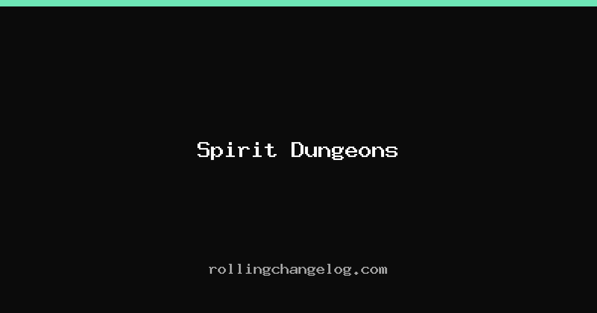 Spirit Dungeons cover