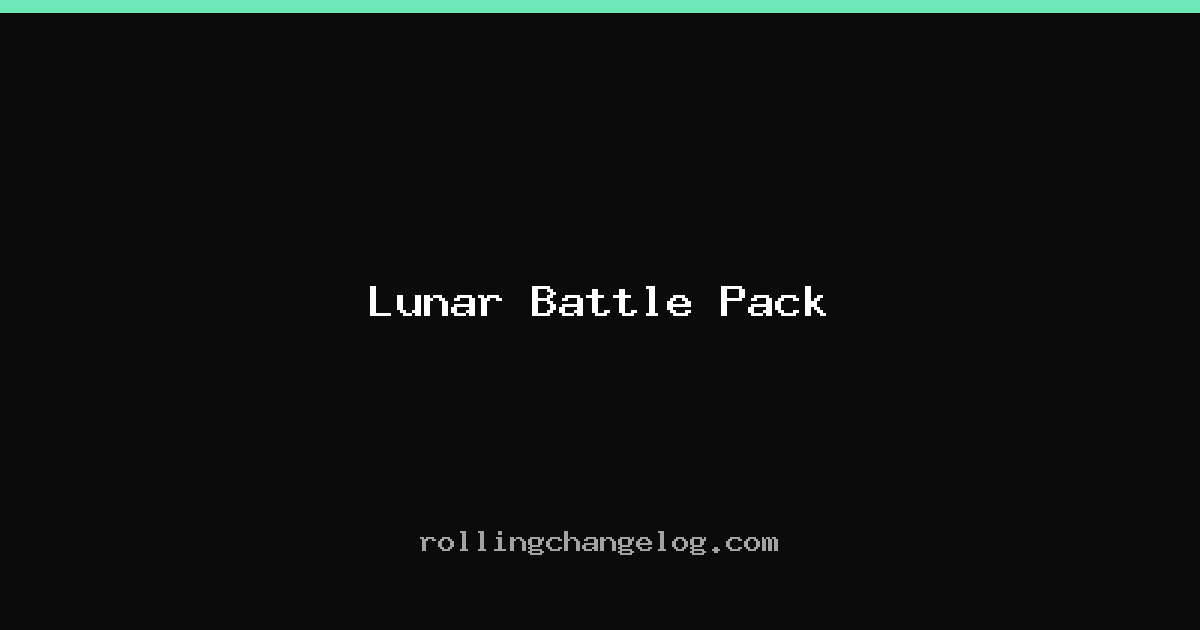 Lunar Battle Pack cover