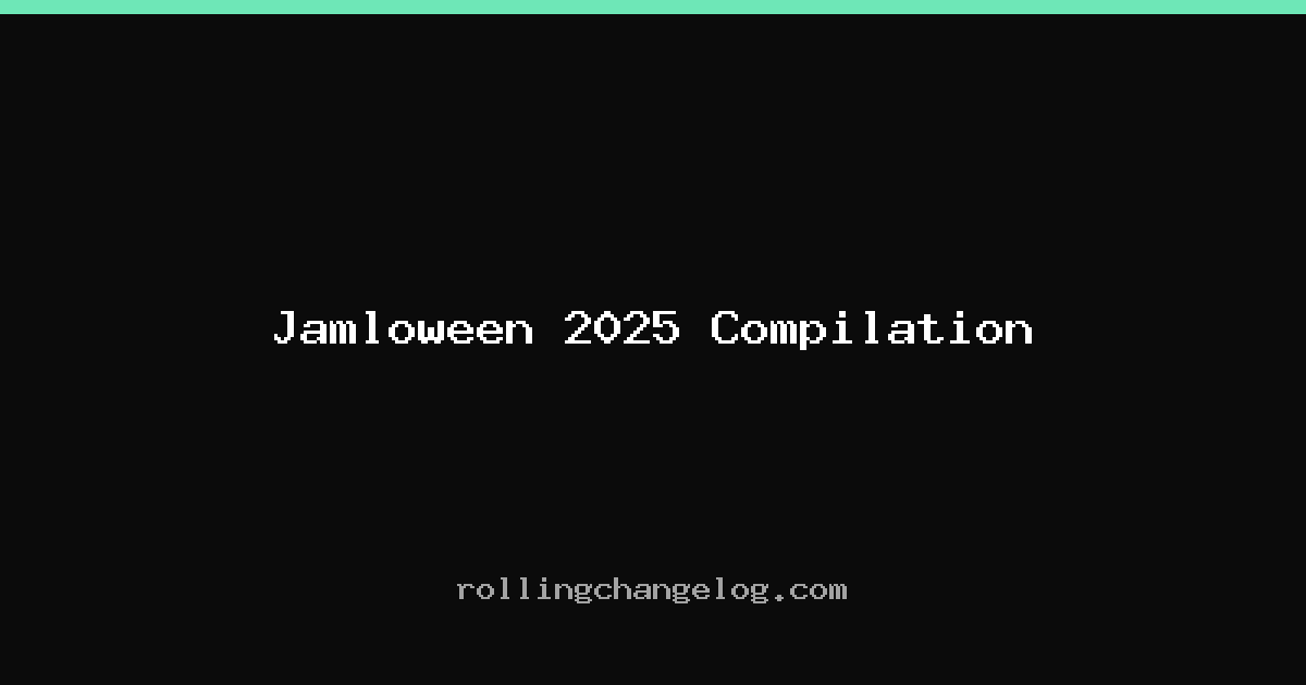 Jamloween 2025 Compilation cover