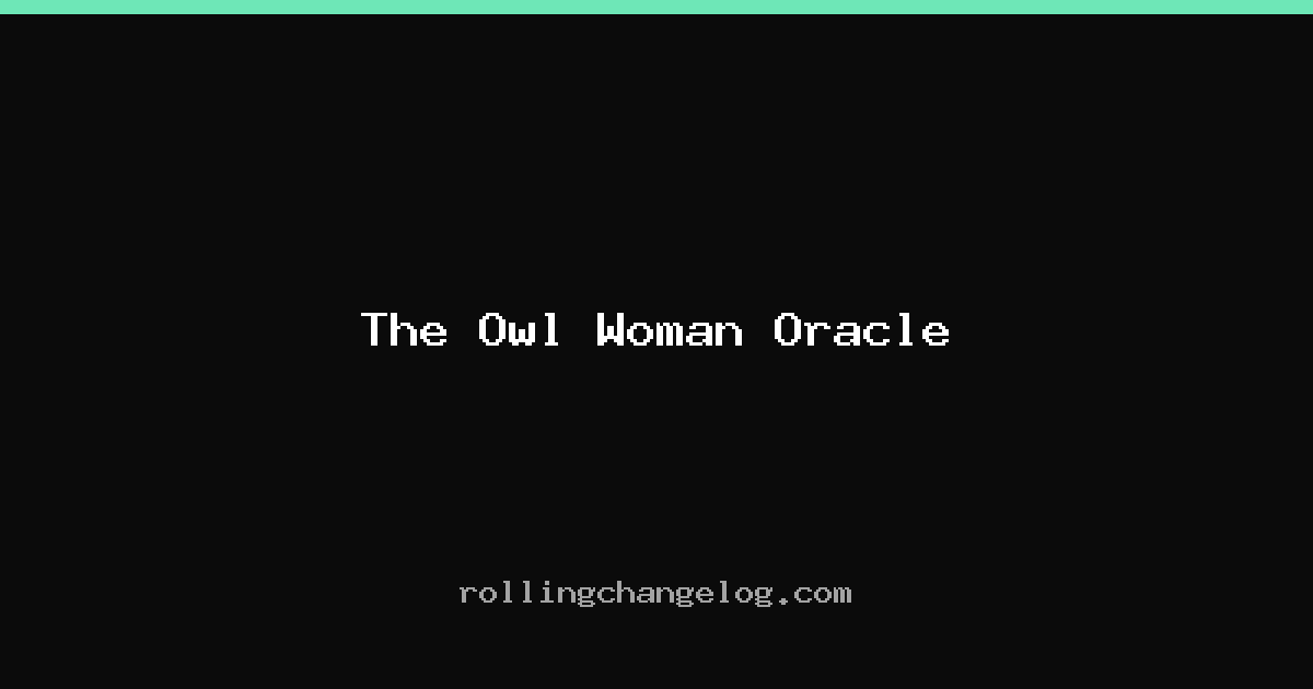 The Owl Woman Oracle cover