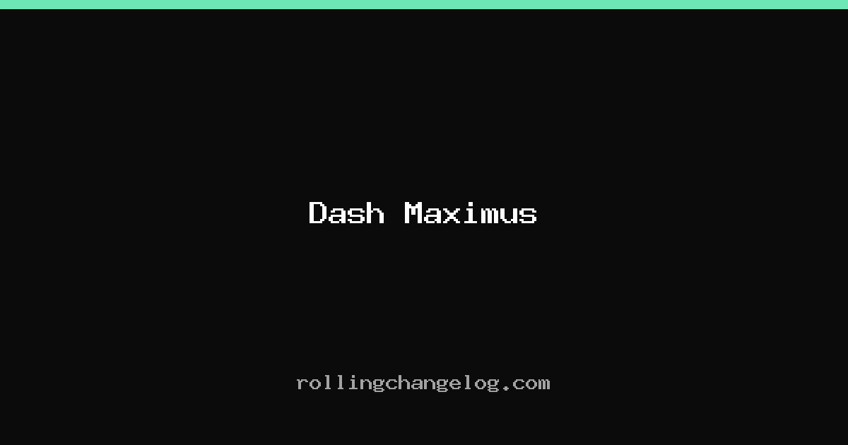 Dash Maximus cover