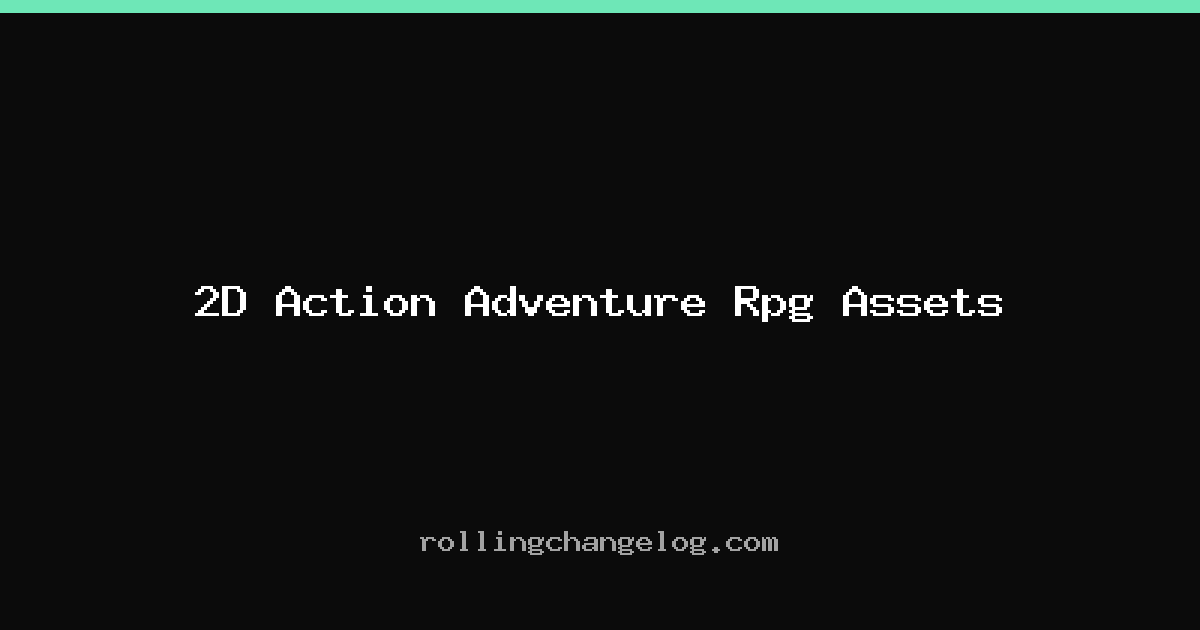 2D Action Adventure Rpg Assets cover
