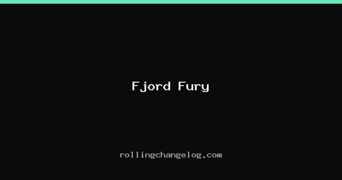 Fjord Fury cover