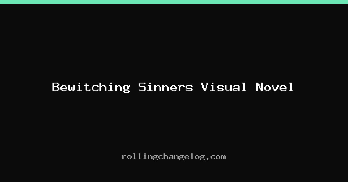 Bewitching Sinners Visual Novel cover