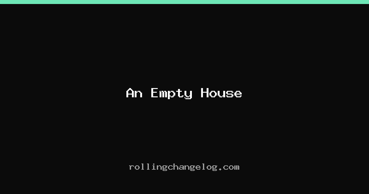 An Empty House cover