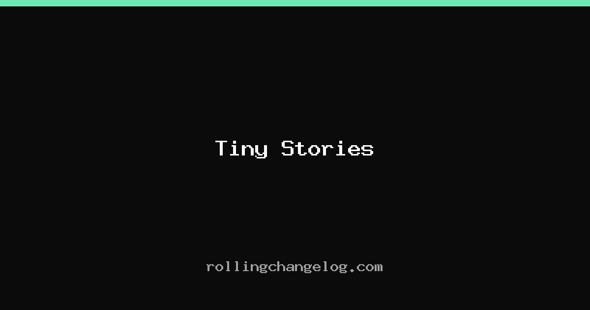 Tiny Stories cover